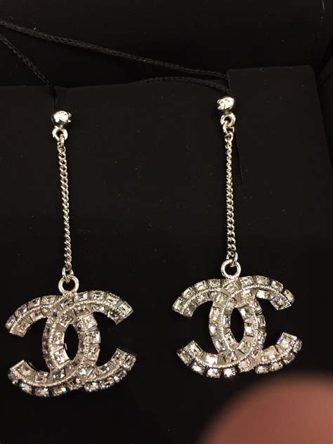 chanel waterdrop earrings|chanel drop earrings karren brady.